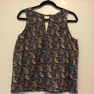 Adorable paisley tank